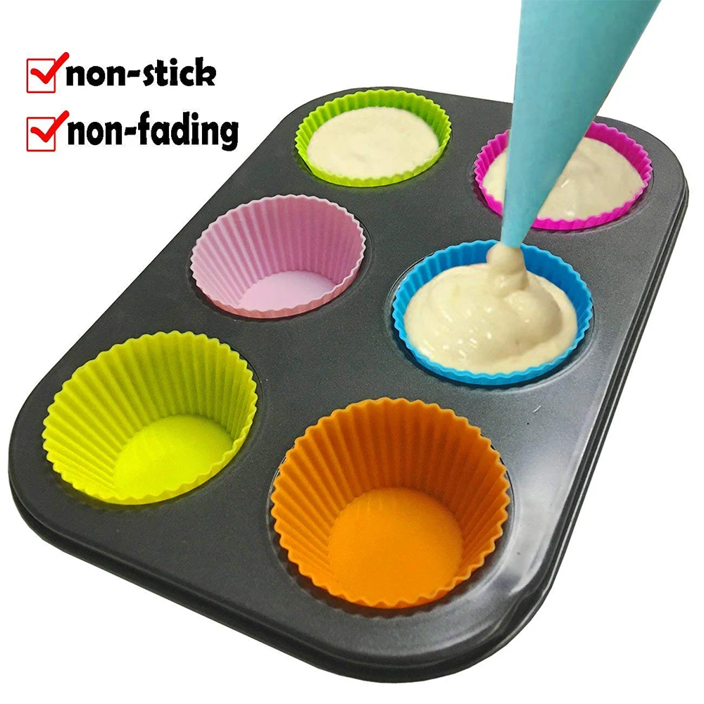 Muffin silicone mold 4.57 oz smf-024 - eCakeSupply