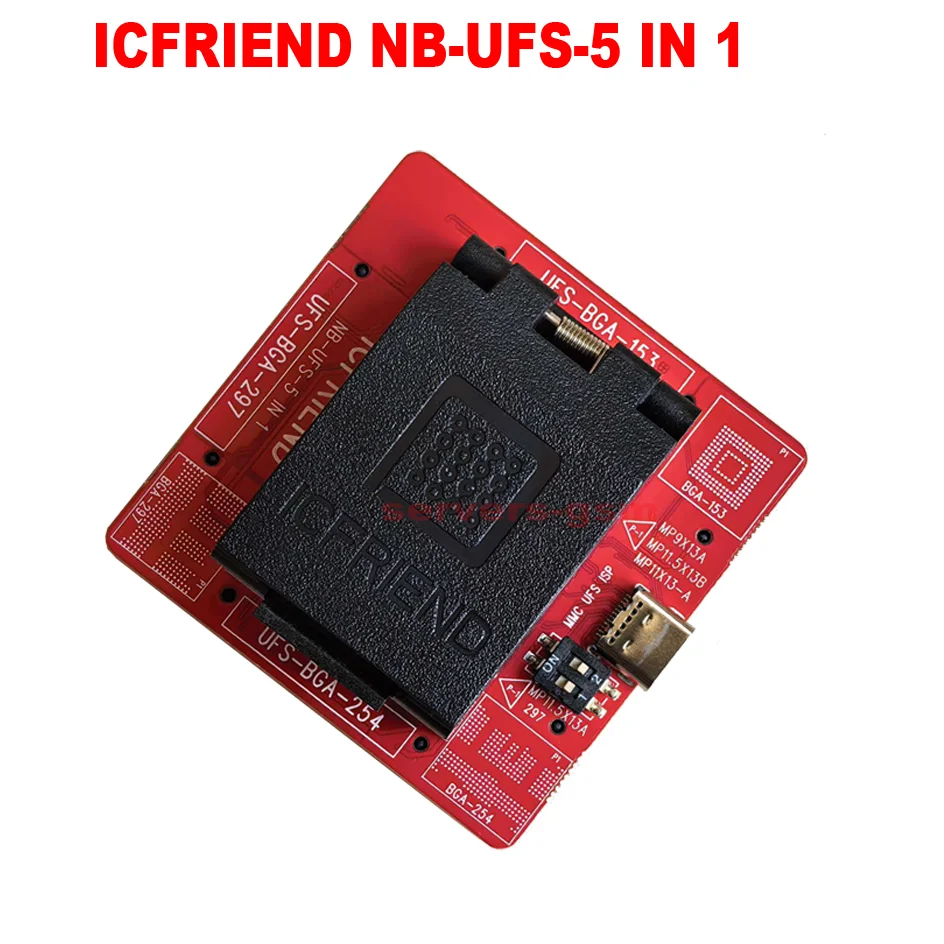 2026 신형 오리지널 NB-UFS 5 in 1(254/153/297)x 어댑터/+F64 ISP 어댑터 (F64 툴박스/미피 박스용)