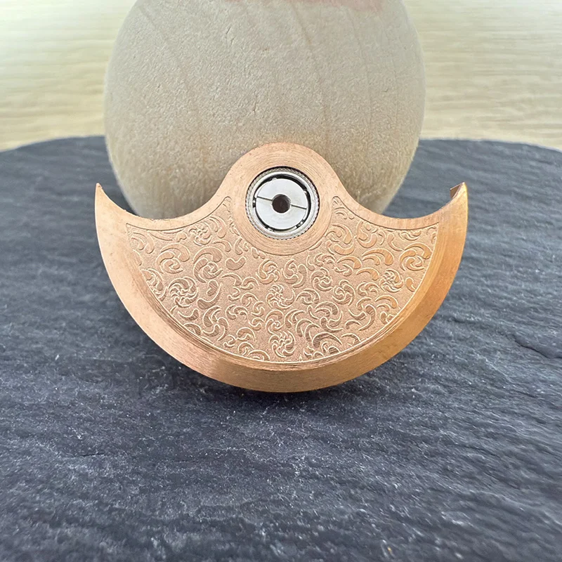 Customized Automatic Hammer Rose Gold Black Blue Silver Gold Watch Rotor Parts
