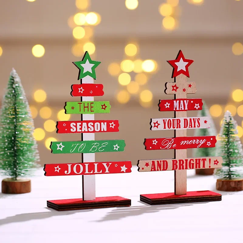 

Christmas decorations wooden DIY mini English