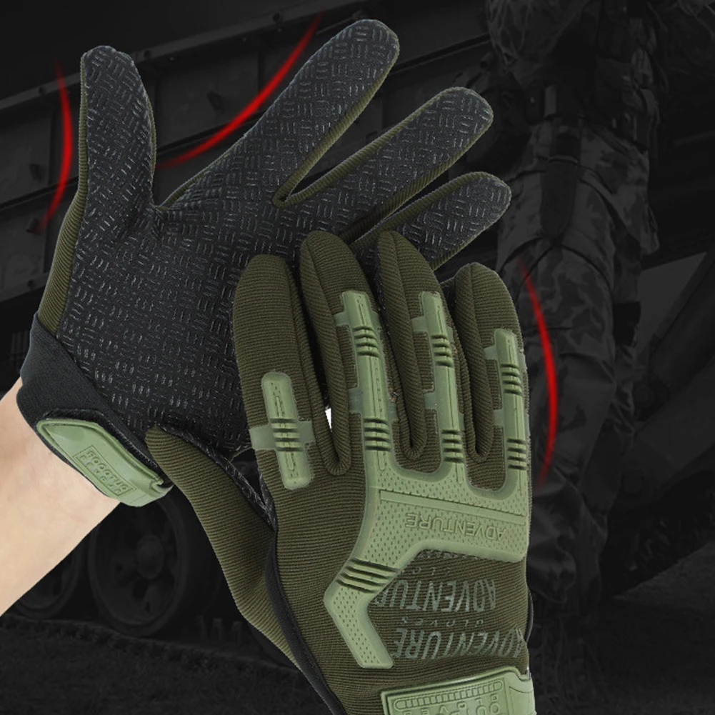 Hard Knuckle Tactical Gloves Men Full Finger Gloves Shooting Airsoft Combat Hunting Hiking