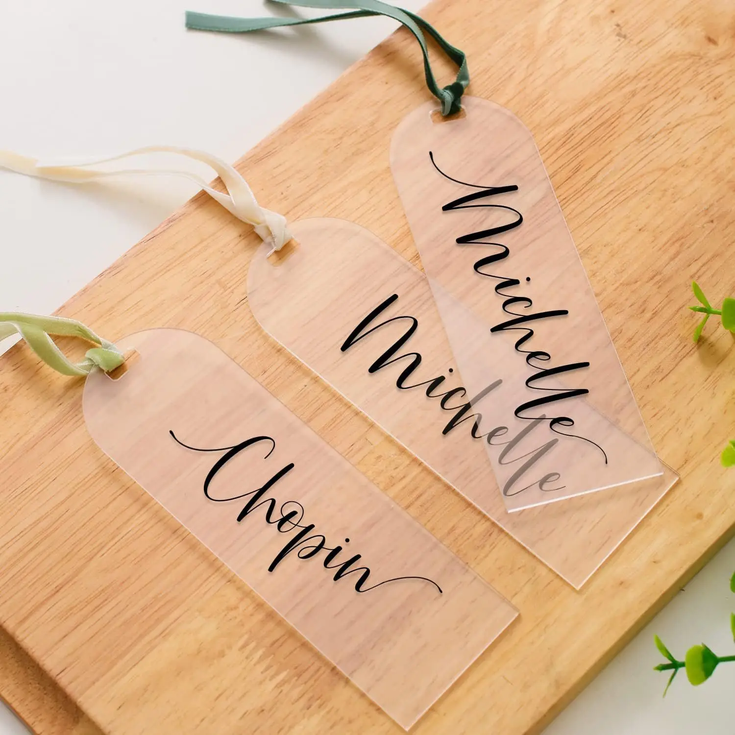 

Blank Transparent Acrylic Arch Board, DIY Gifts, Luggage Tags, Engraving, Doodle, Personalized, Creative Bookmarks