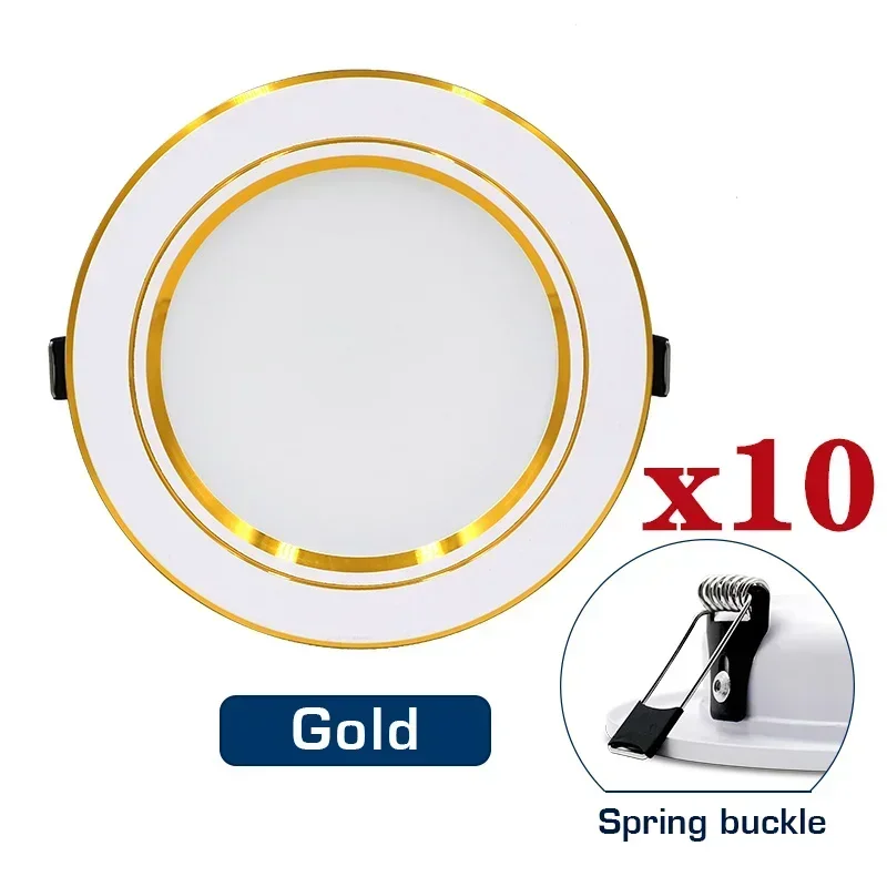 ตัวเลือกสินค้า โคมไฟ LED Downlight ประหยัดพลังงาน หลายขนาด หลายโทนสี