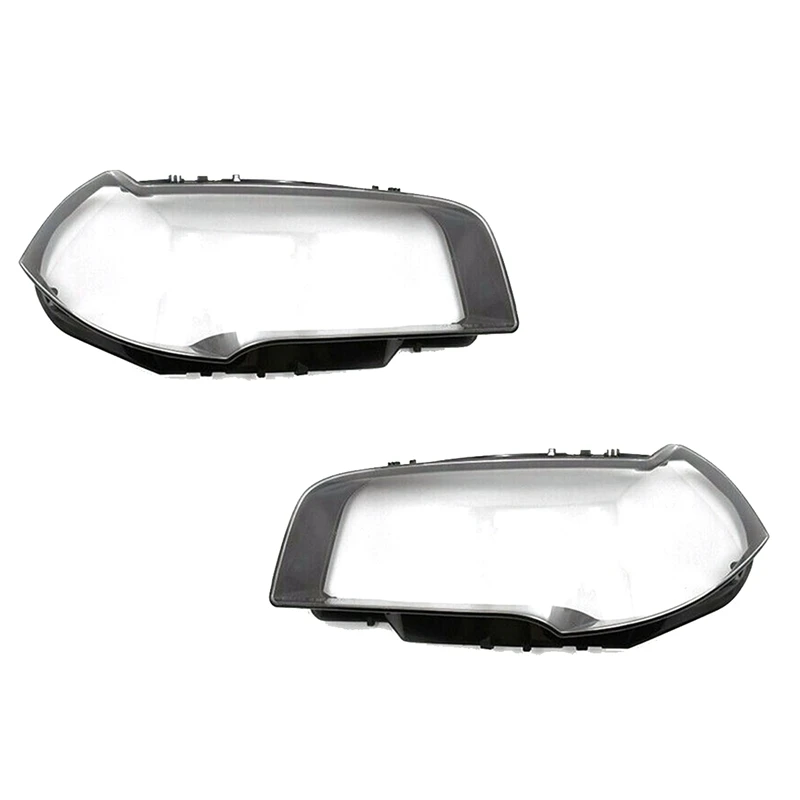 

1Pair Car Front Headlight Lens Shell Lampshade For BMW X3 E83 2006-2010 Head Light Lamp Transparent Cover Housings Replacement