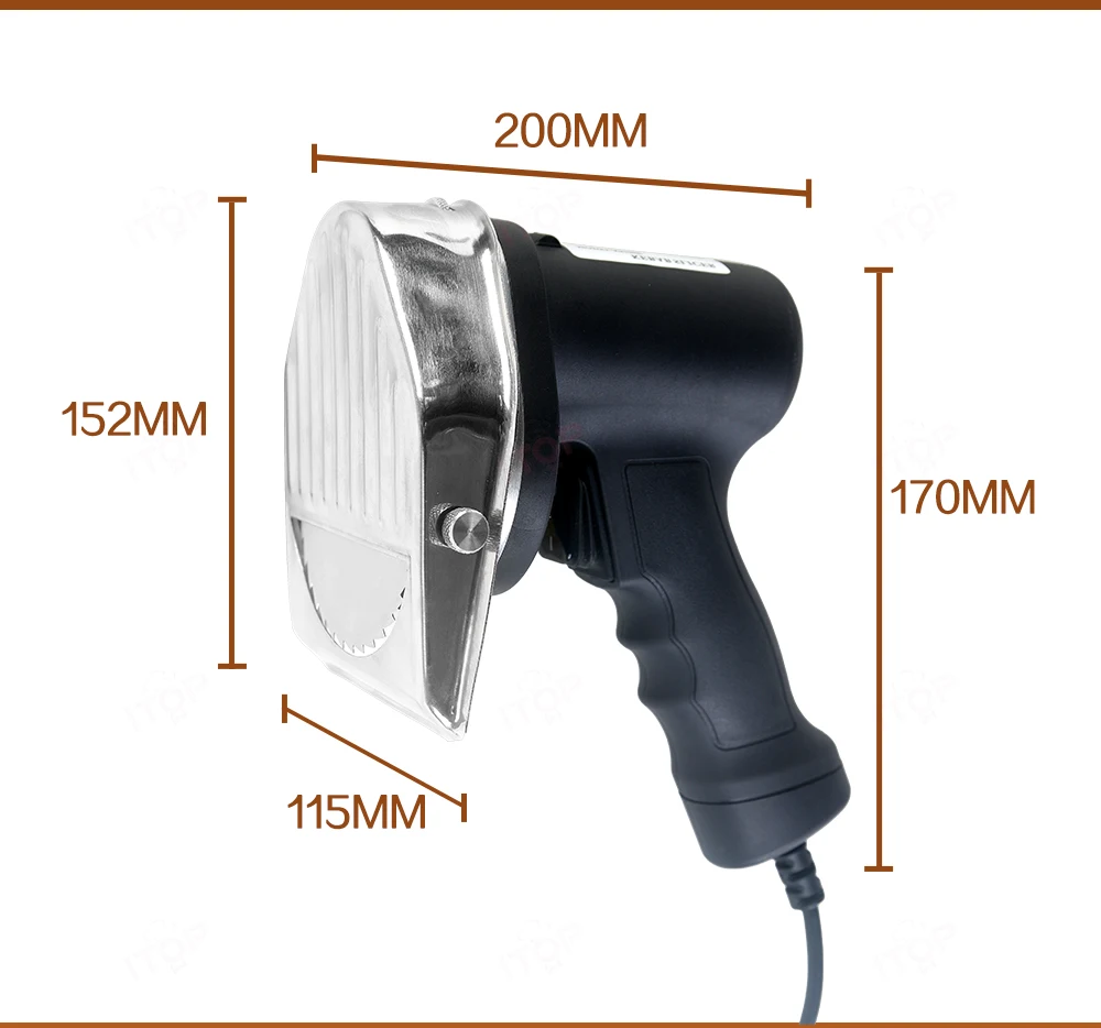 Description Picture 4 of itemITOP Electric Kebab Slicer Shawarma Machine Knife Doner Gyros Cutter With 2 Blades Kitchen Tools 110V/220V/240V