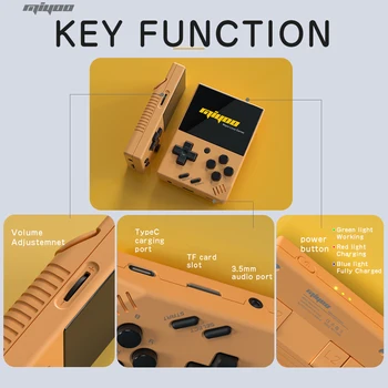 MIYOO MINI V4 PortableRetro Handheld Game Console 2.8Inch IPS Screen Video Game Consoles Linux System Classic Gaming Emulator 6