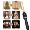 Hot Comb Hair Straightener Electric Hot Comb Brush Flat Iron Electric Heating Comb With LCD Display Hair Straightener For Wig 3