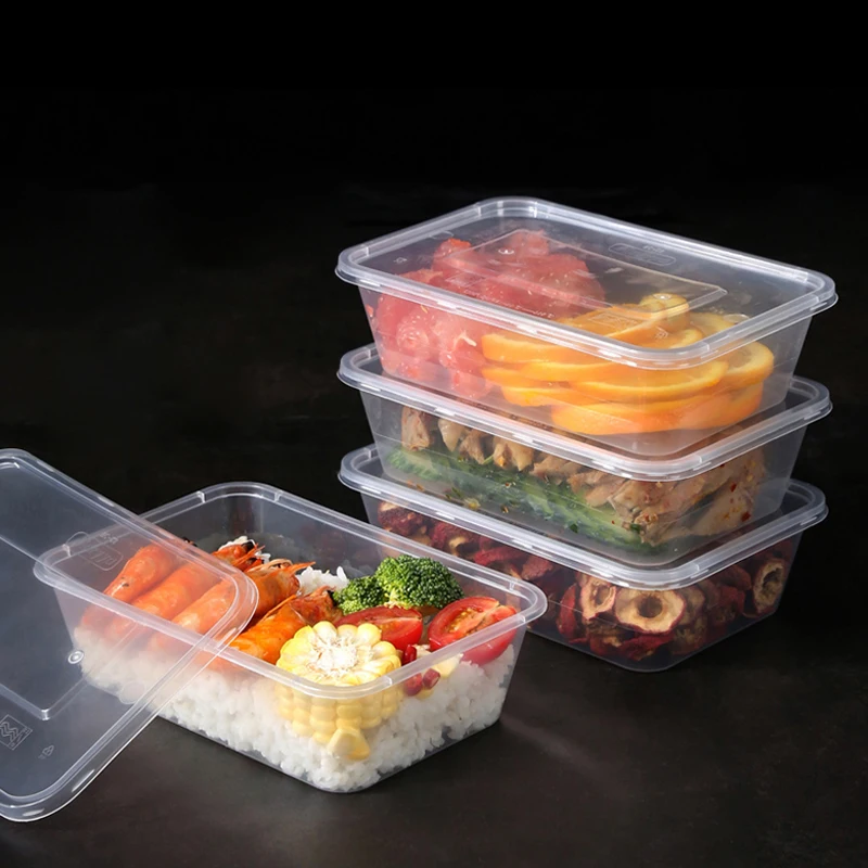 Food Takeaway Containers Disposable  Food Packaging Takeaway Containers -  50pcs/lot - Aliexpress