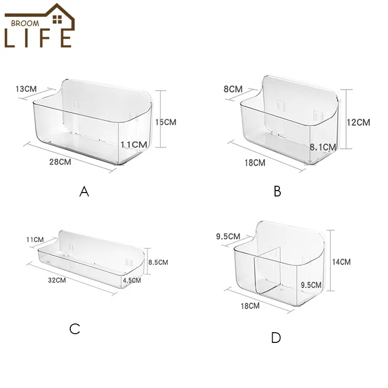 Bathroom Shelf Wall Shelf Organizer Wall Shelf Bathroom Storage Rack Storage Rack Transparent Bathroom Shelf Simple Cosmetic Organizer Shower Shampoo Holder Wall Mounted Floating Shelf Wc Toilet Accessories