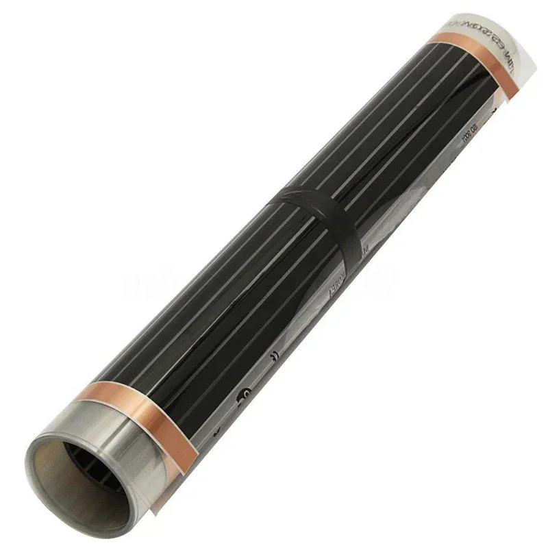 Electric Heating Film Infrared Floor Sheet Heating Mat 10/20/30/40cm Width for Living Room 220V 220W Floor Systems Parts electric underfloor heating infrared heating film