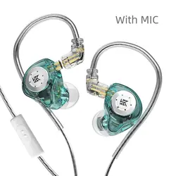 Enhanced HIFI Bass Noise Cancelling In-Ear Sport Earbuds (EDXProCyan MIC)