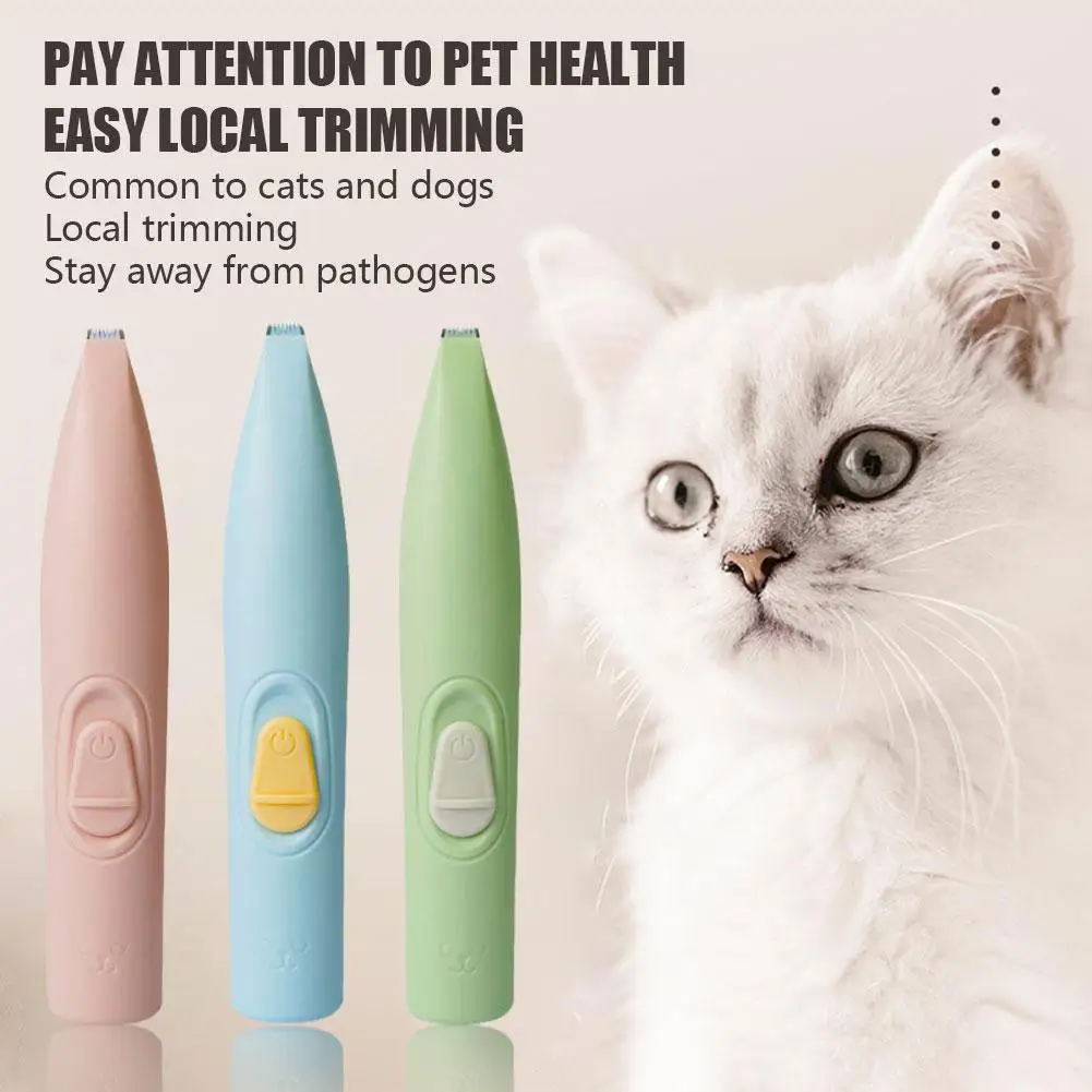 1Pc Cat Foot Shaver Special Dog Hair Shaver Fader Pet Forbici Elettriche Cat Pushing Mute Claw Pedicure Artefatto Elettrico K9W5