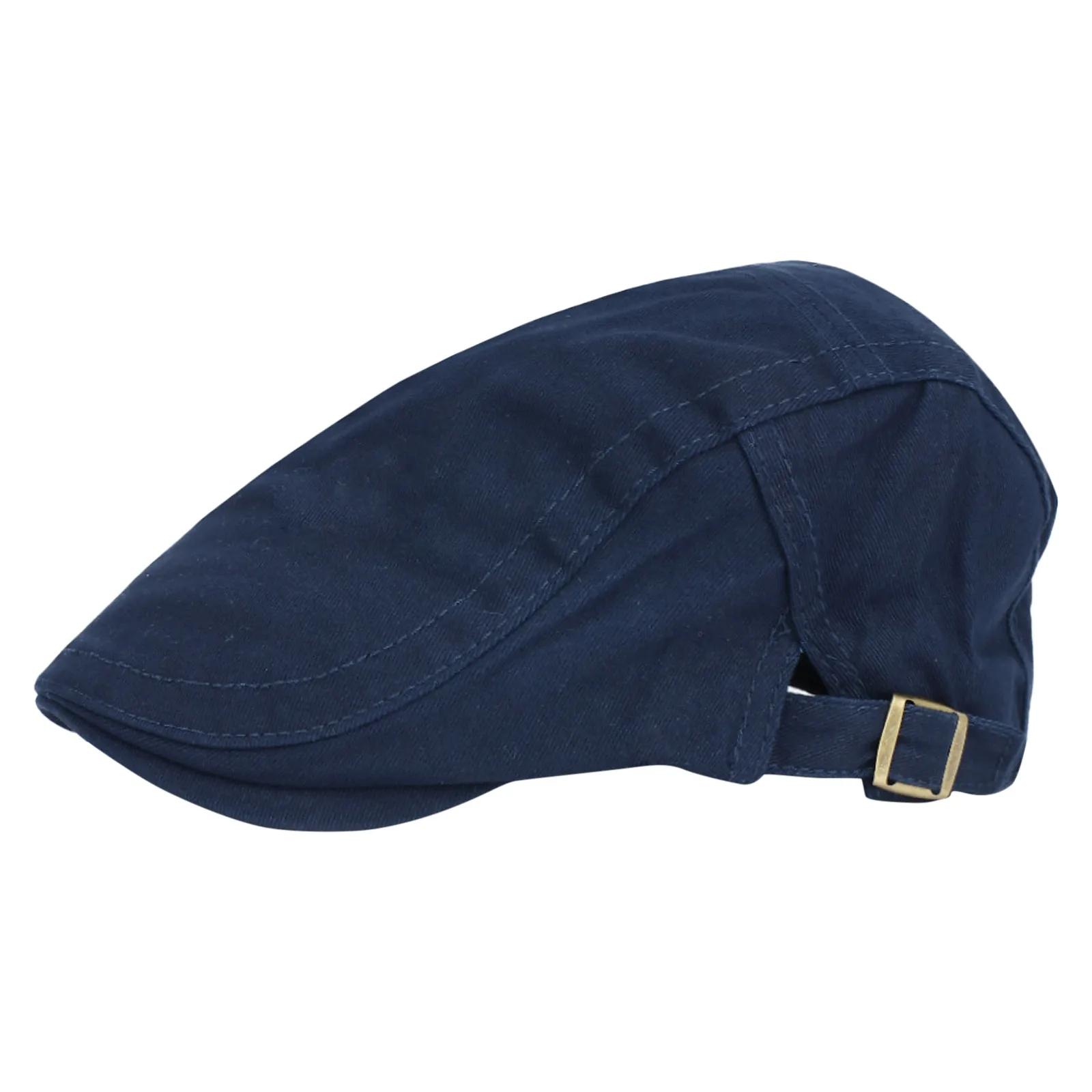 British Retro Hat Mens Womens Simple Washable Breathable Cap Forward Top Knot Trucker Hat Kerosene