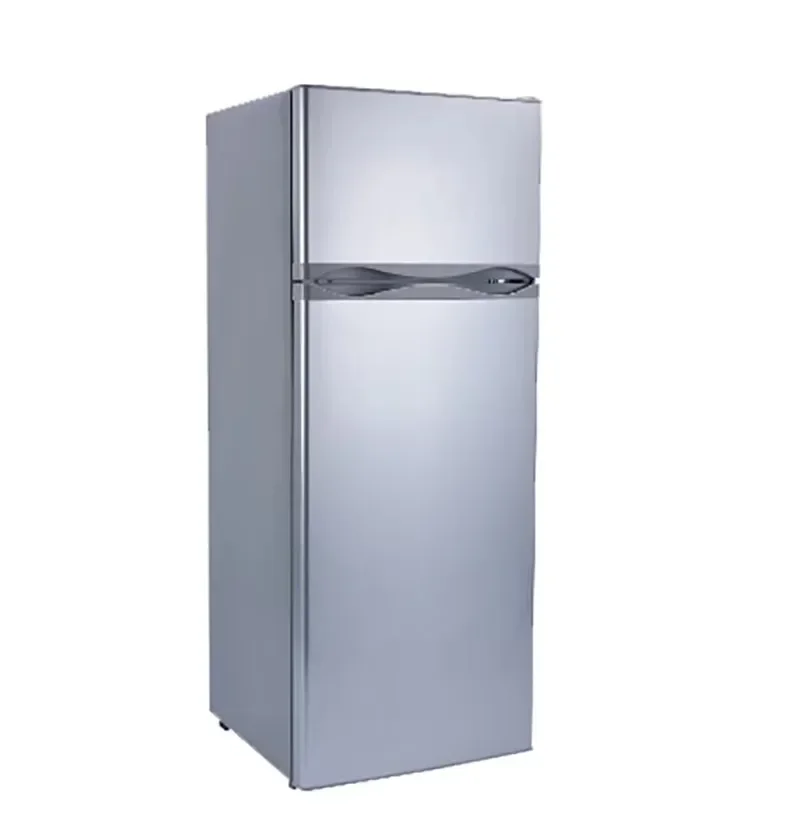 DC 12V/24V double doors top freezer 270liter BCD-270 solar refrigerator household other refrigerators