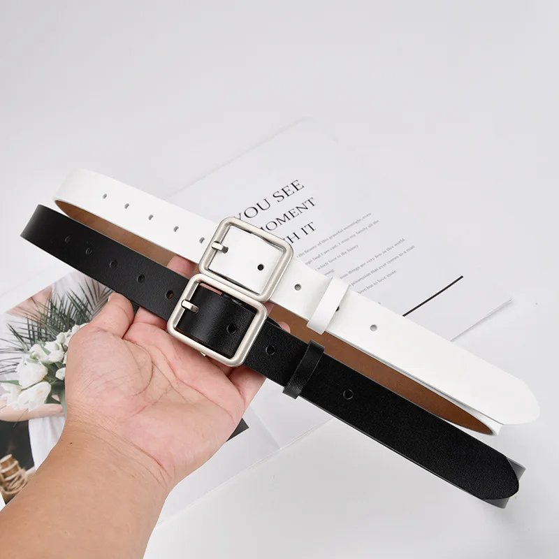 Ceinture Blanche Femme Keusyoi Ceinture En Cuir Pour Homme Avec