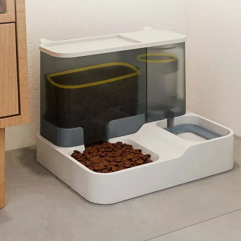 

Large Flowing Dog Capacity Feeder Water Bowl One Mouth Non-wet Pet Automatic Dispenser Cat Supplies