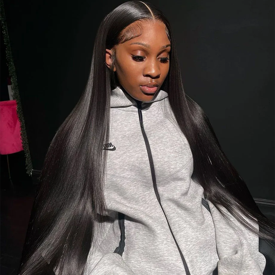 

13x4 Bone Straight Lace Front Wigs Full Lace Human Hair Wigs For Women Straight Hd Transparent Lace Frontal Wig Brazilian Hair