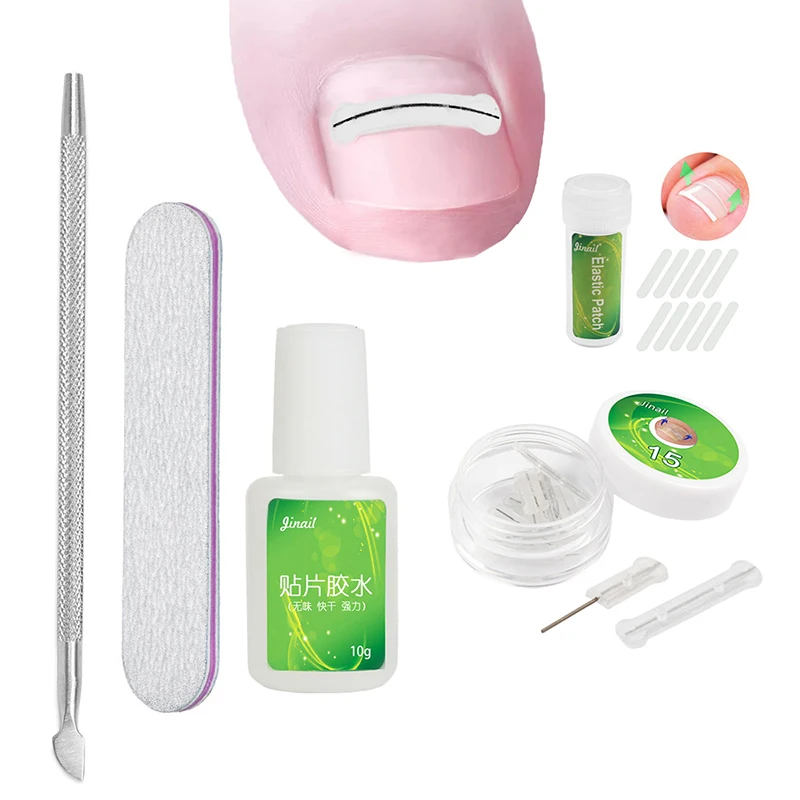 

1 Набор 13-19 мм наклейки для коррекции вросших ногтей Корректор ногтей пластыри лечение паронихии Восстанавливающий уход инструменты для педикюра