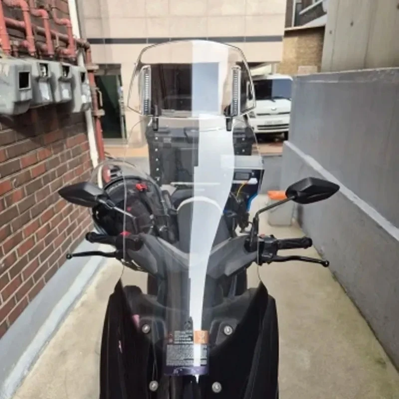 Fit for Honda NX400 NX500 + Motorcycle Accessories Windshield Extension Spoiler Windscreen Air Deflector