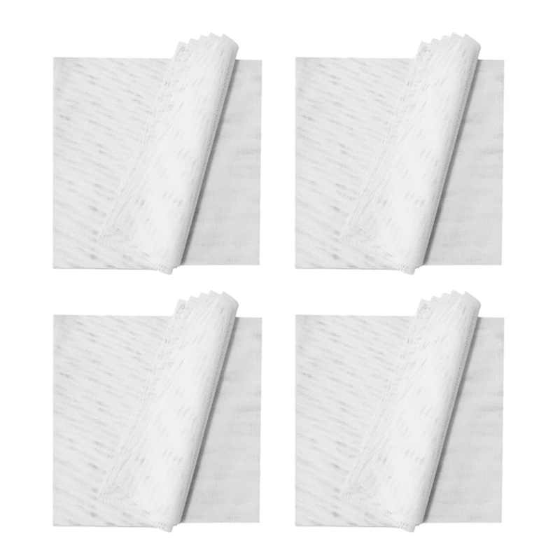 

40 шт., антипригарные силиконовые салфетки для сушки фруктов, пельменей, 14 х14 дюймов