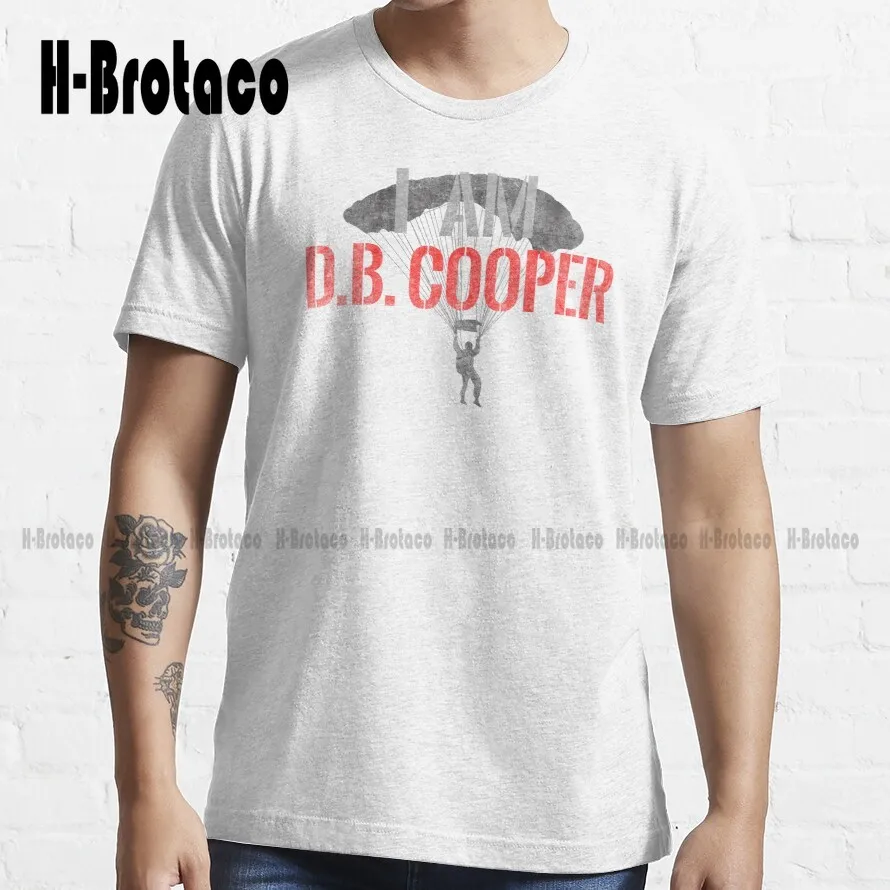 

I Am Db Cooper-белая грязная трендовая футболка аниме рубашки уличные простые винтажные повседневные футболки женская уличная одежда унисекс