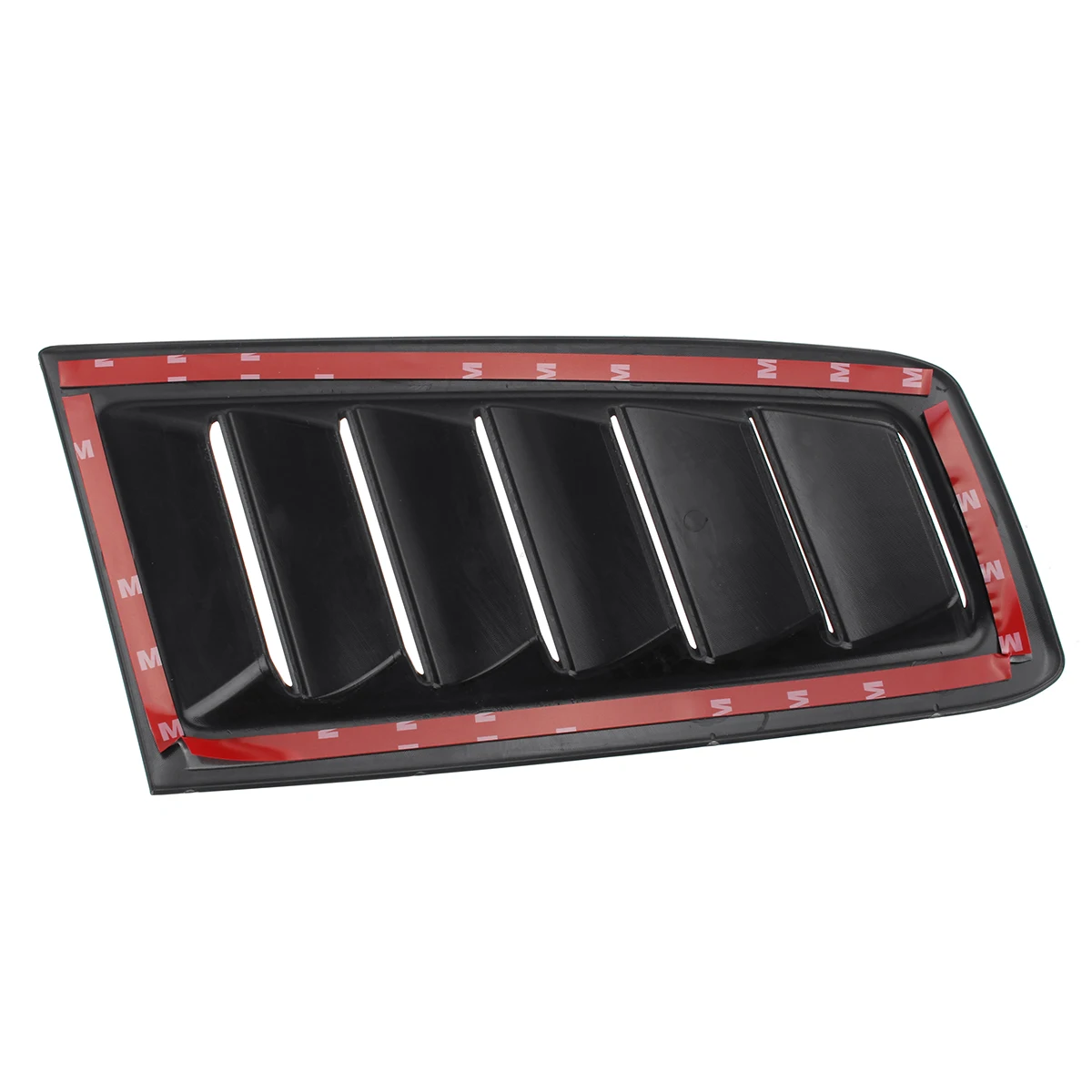 Pair Universal Front bonnet vents Hood Trim Cover for Ford Focus RS ST MK2 MK3 Style ABS Glossy Black / Carbon Look