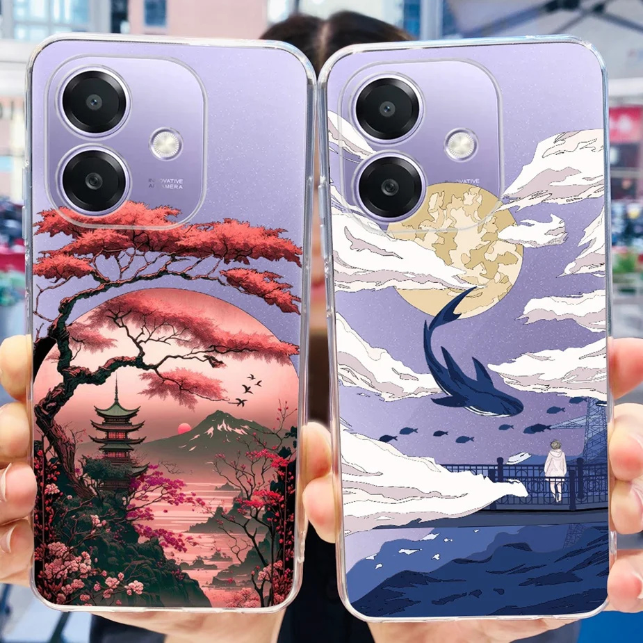 New Fashion Painted Soft TPU Phone Case Cover