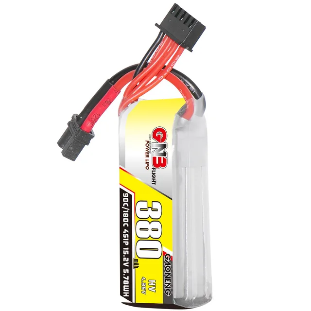 Original GNB 4s 380mAh 90c/180c Lipo Battery For RC Helicopter Quadcopter FPV Racing Drone Parts HV 15.2v Rechargeable Battery 4