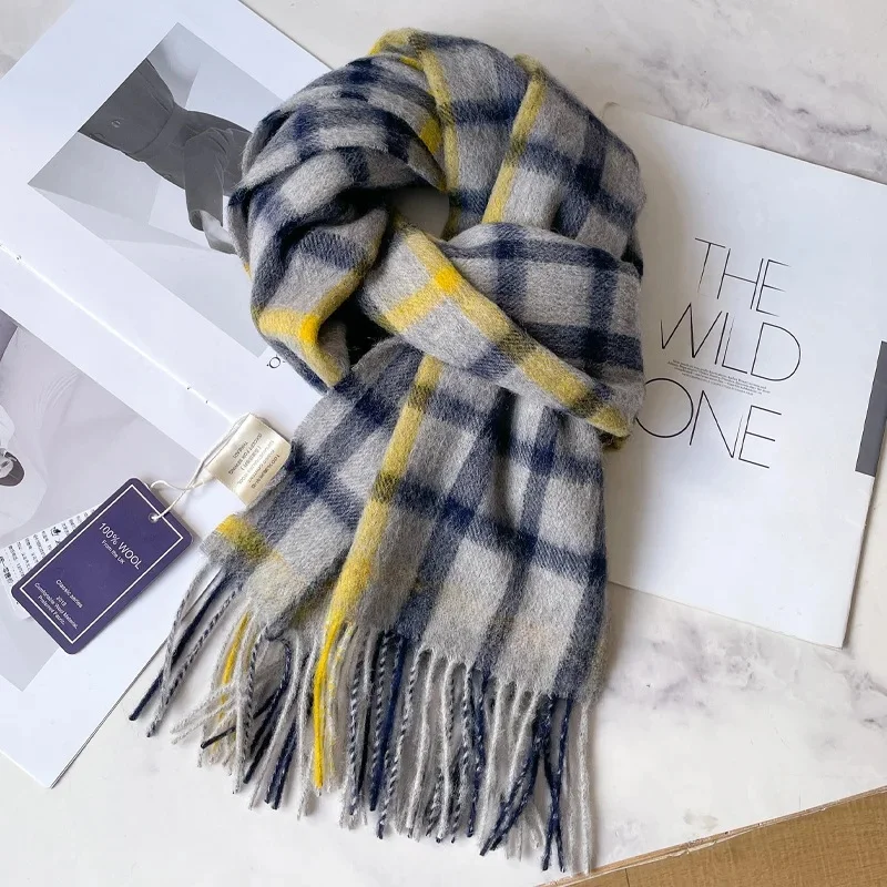 10 gray and yellow plaid-no gift box