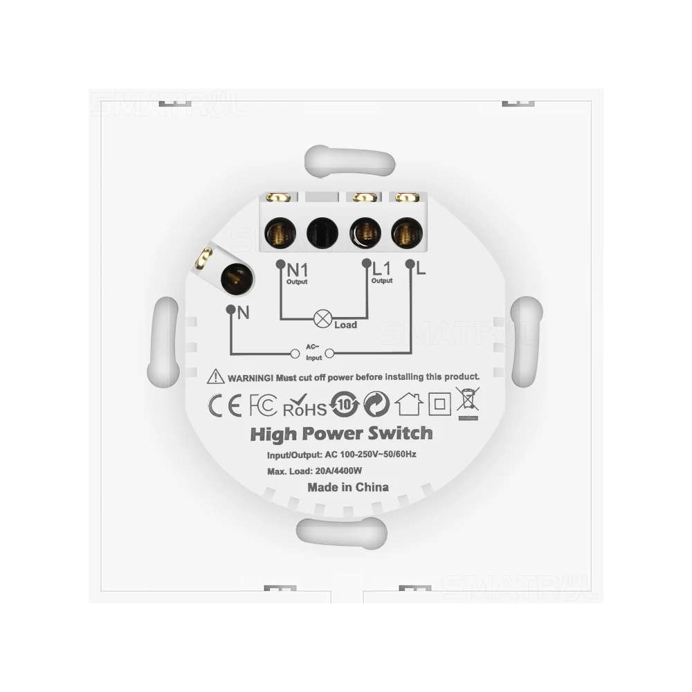 inteligente aquecedor água caldeira toque interruptor ar