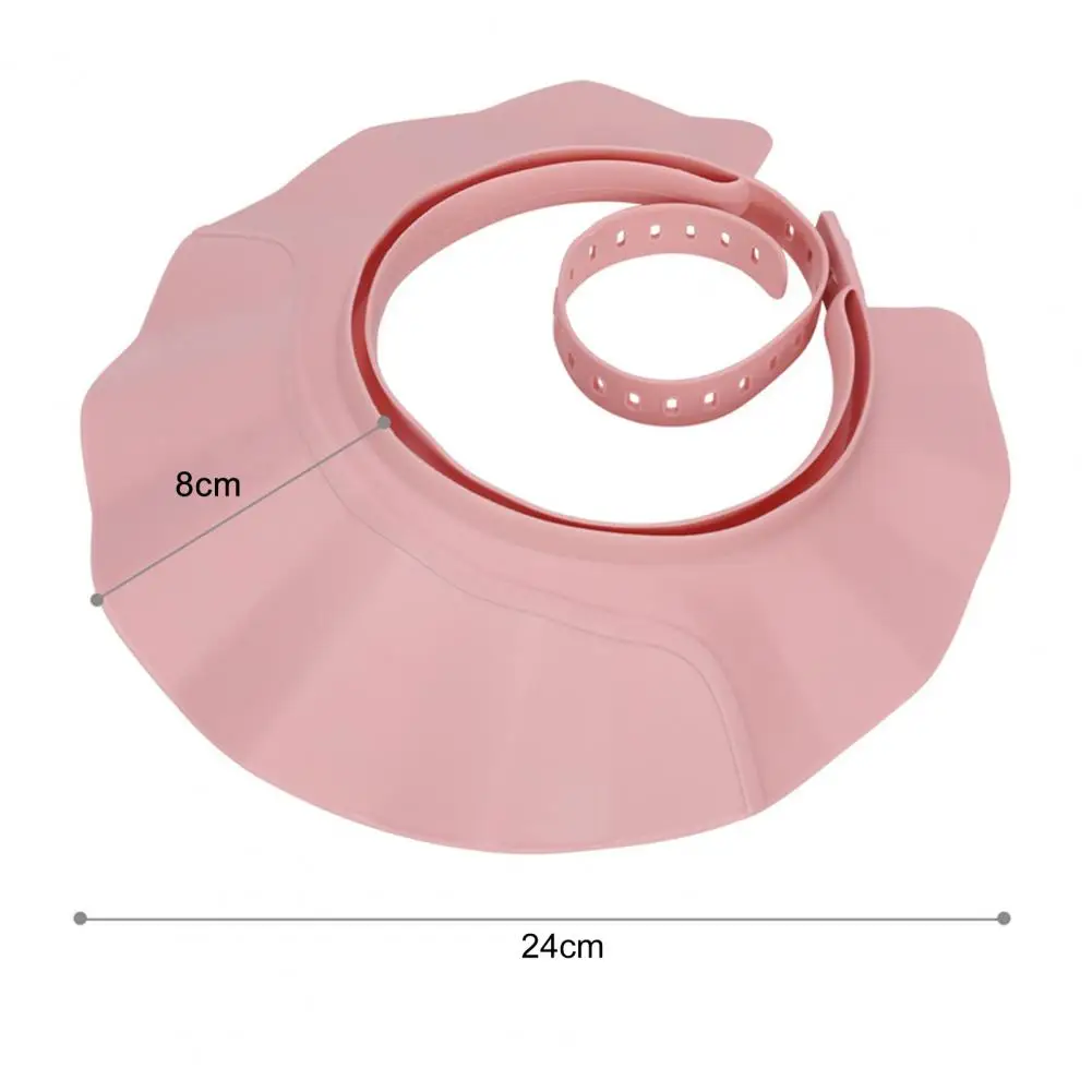 Adult adjustable shower cap shield for head ear eye protection