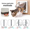 1 set, four-way safety lock flip door | weatherproof PVC pet door, suitable for cats and dogs, cat doors, dog doors 5