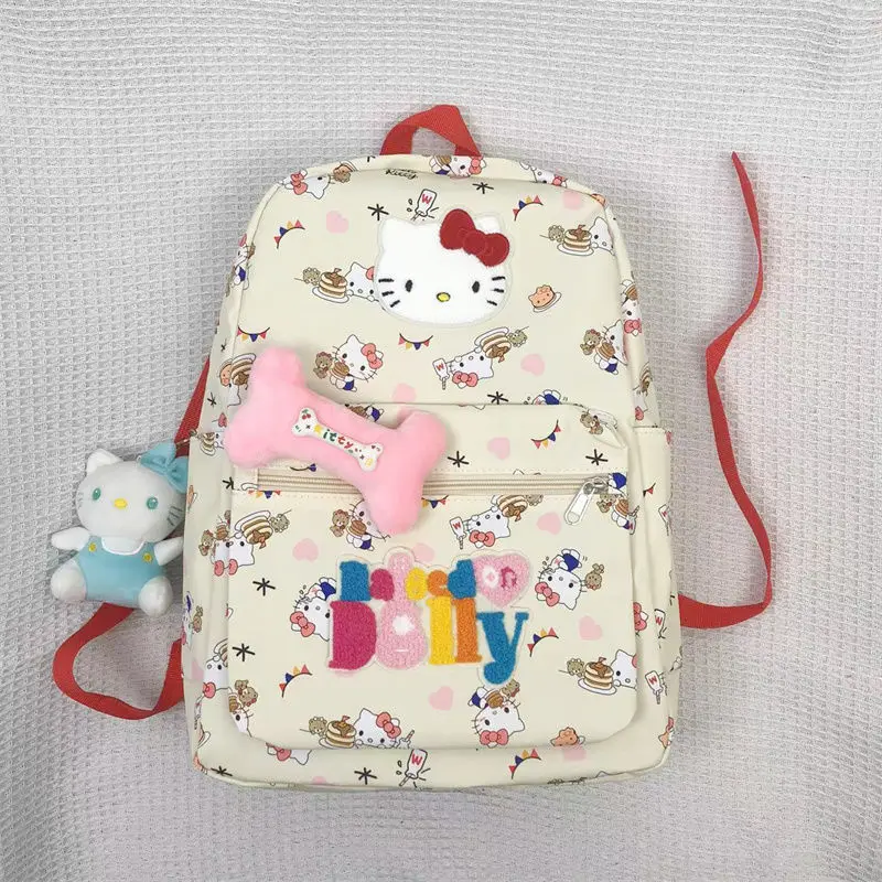 New Kawaii Hello Kitty Y2K Schoolbags Cute Girls Backpack Large Capacity Backpacks Bolsas Para Mujeres Mochila for Girls Student