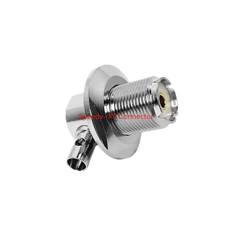 Connettore UHF SO239 Femmina Angolo Retto Connettore UHF Femmina SO239 A 90&deg; Per Cavi LMR195, RG58, RG400, RG142 - Adatto Per Saldatura Connettore Ad Angolo Retto 90