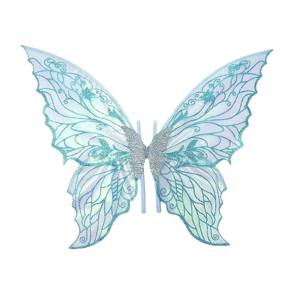 Cute Princess Angel Wing Fairy Wings Organza Dress UP Butterfly Wings Sparkling Elf Cosplay Wing Party Props