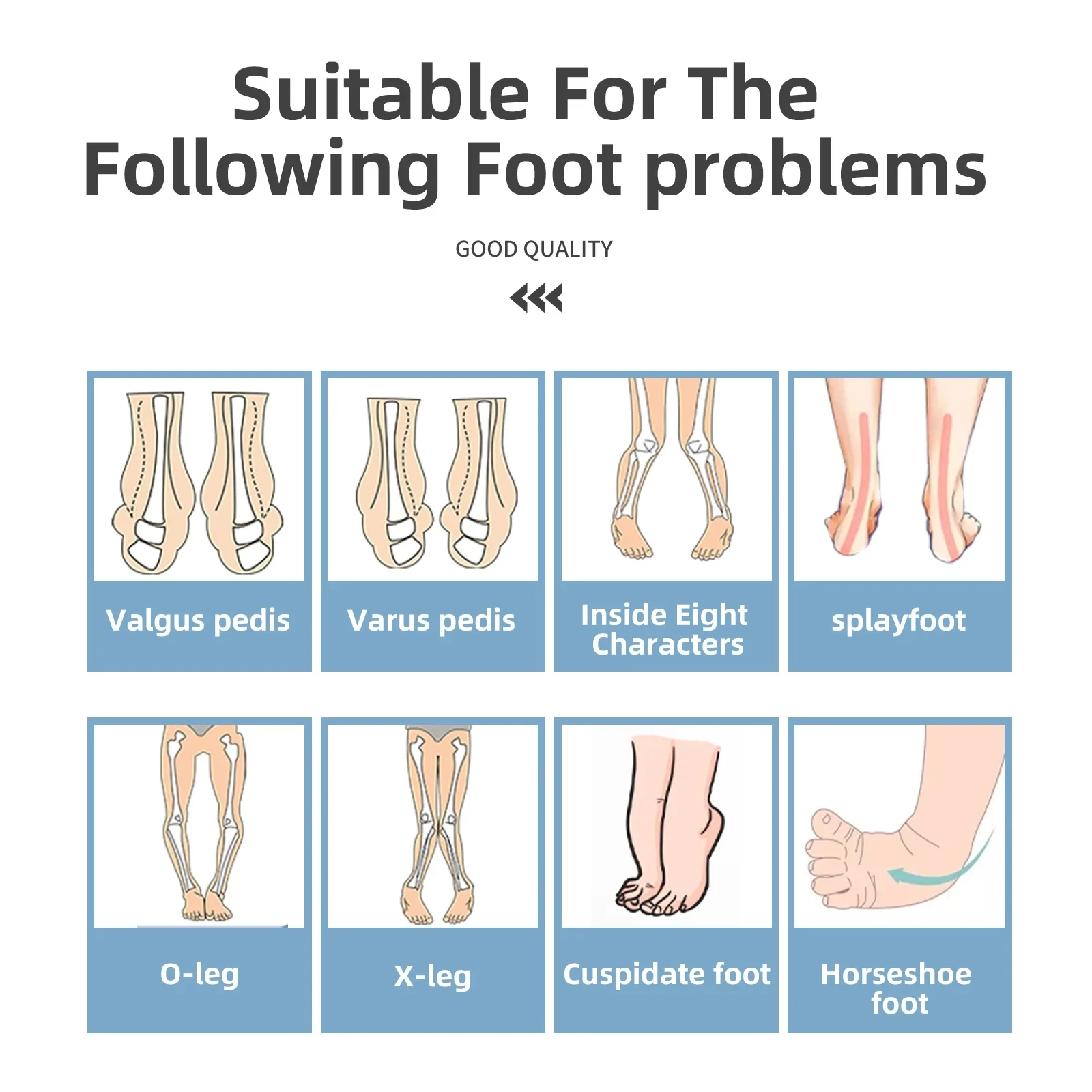 1Pair Medical Orthopedic Leather Dennis Brown Splint Shoes for Corrective Deformed Foot for Children-No Shoe Rack 5
