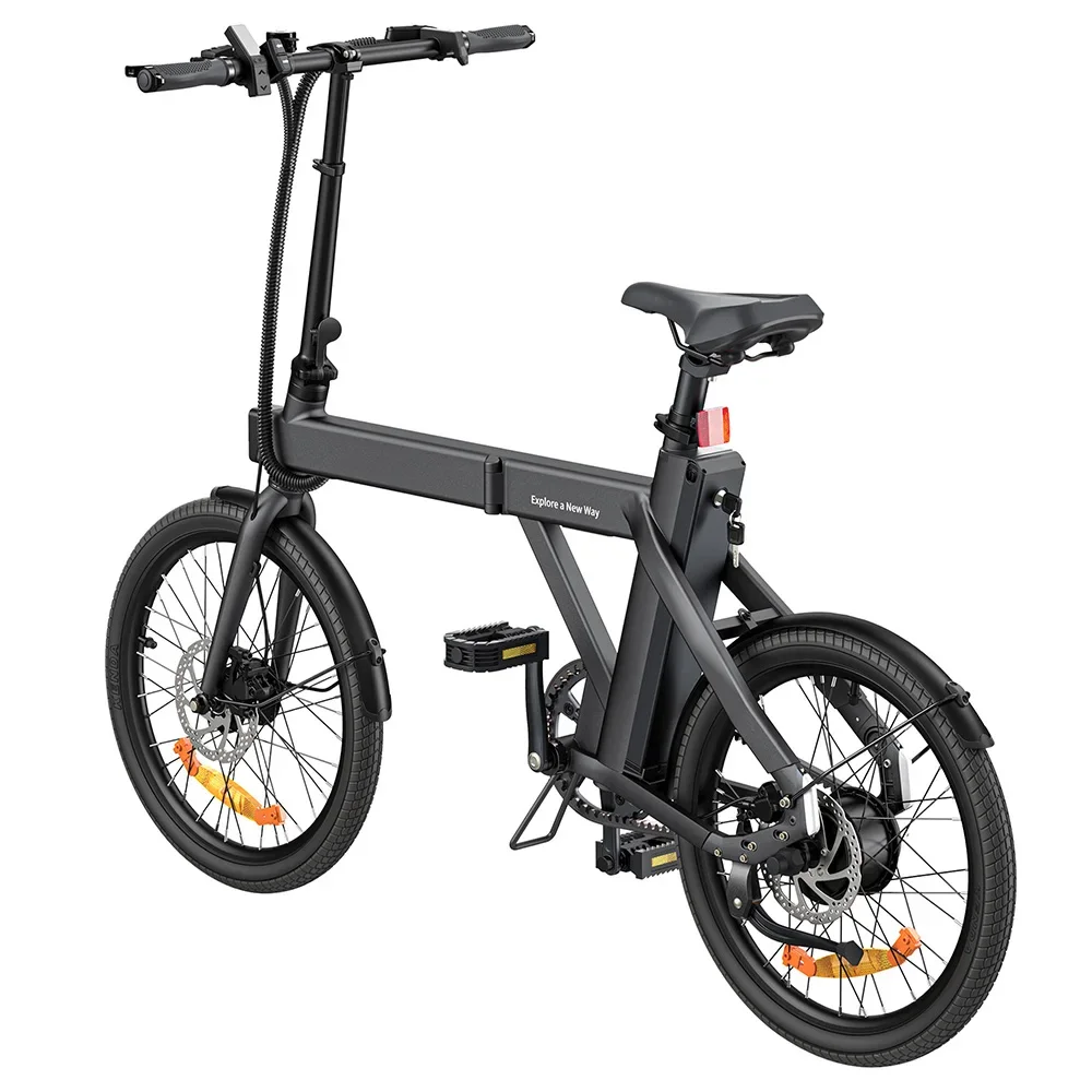 ENGWE P20 Folding Electric Bike, 250W Silent Motor 36V 9.6A Battery, 20*1.95'' Tires City Ebike, 25km/h Max SpeedmDisc Brakes