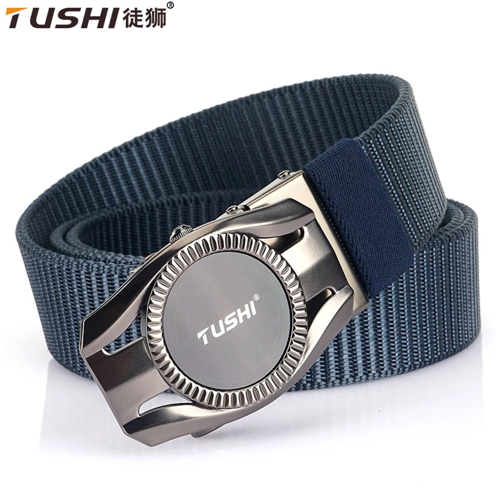 

TUSHI Men Belt Army Outdoor Hunting Tactical Multi Function Combat Survival High Quality Marine Corps Canvas Nylon Male Luxury