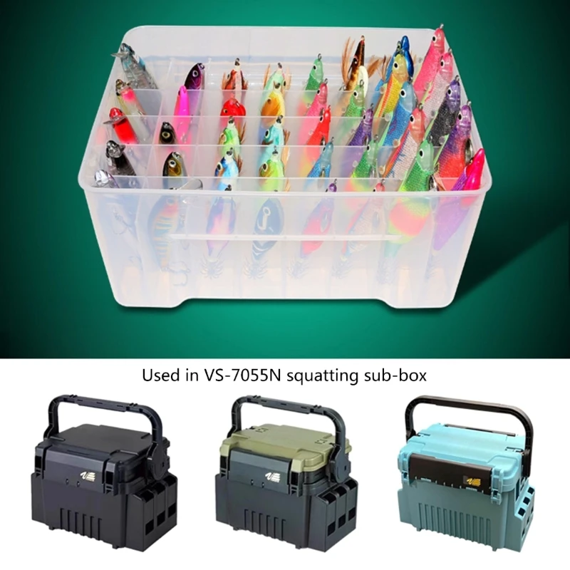 

40 Fishing Tackle Box Squid Jig Hard Lures Tool Case Fishing Lined Box Drop Shipping