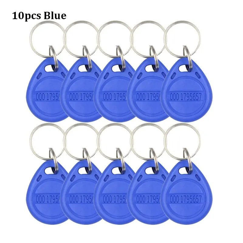 Multicolor RFID 125KHz Access Control Keyfob Set - Pack of 20