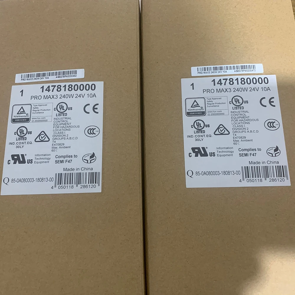 New 1478180000 PRO MAX3 240W 24V 10A Switching Power Supply For Weidmuller 6 New 1478180000 PRO MAX3 240W 24V 10A Switching Power Supply For Weidmuller - Image 4