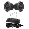 Herdio 160W 3 Inch Marine Boat Waterproof Speakers Motorcycle bluetooth Speaker Audio Stereo System For ATV UTV Outdoor (Gray) 1