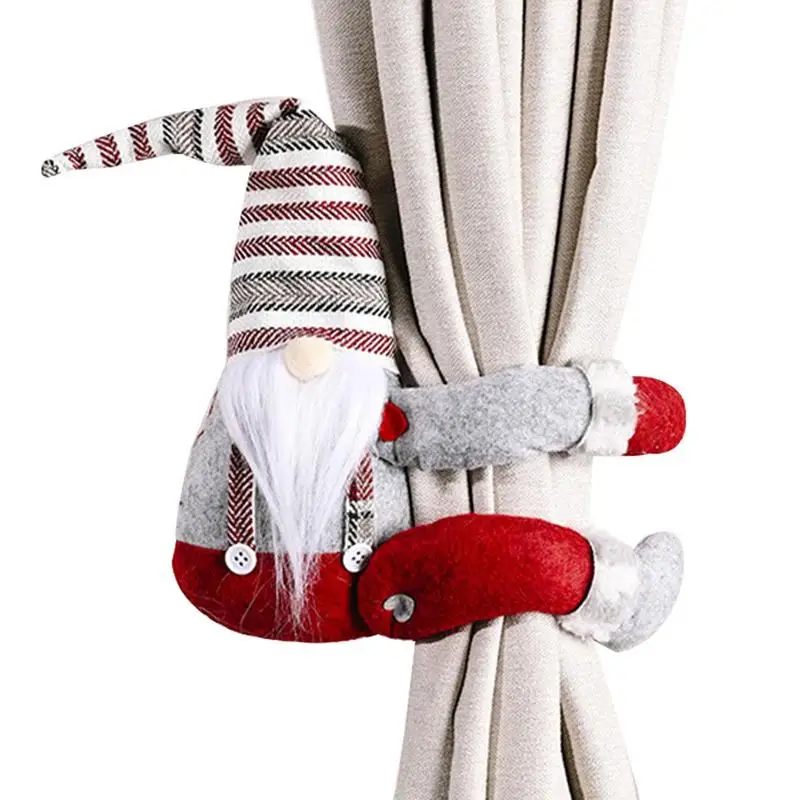 

Christmas Curtains Tieback Buckle Gnome Curtains Tiebacks Holdback Gnome Curtains Tiebacks Holdback Fastener Buckle Clamp Window