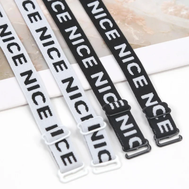 Adjustable Elastic Bra Double Shoulder Strap Women Girls Replacement Sports Bralette Underwear Shoulder Belt Hook Accessories