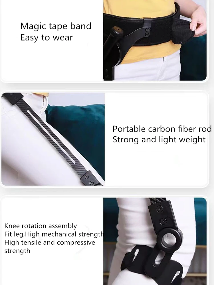 Walking Aid Bionic Body Power Walking Booster Stroke Hemiplegia Walker Training Lower Limb Leg Rehabilitation Exercise