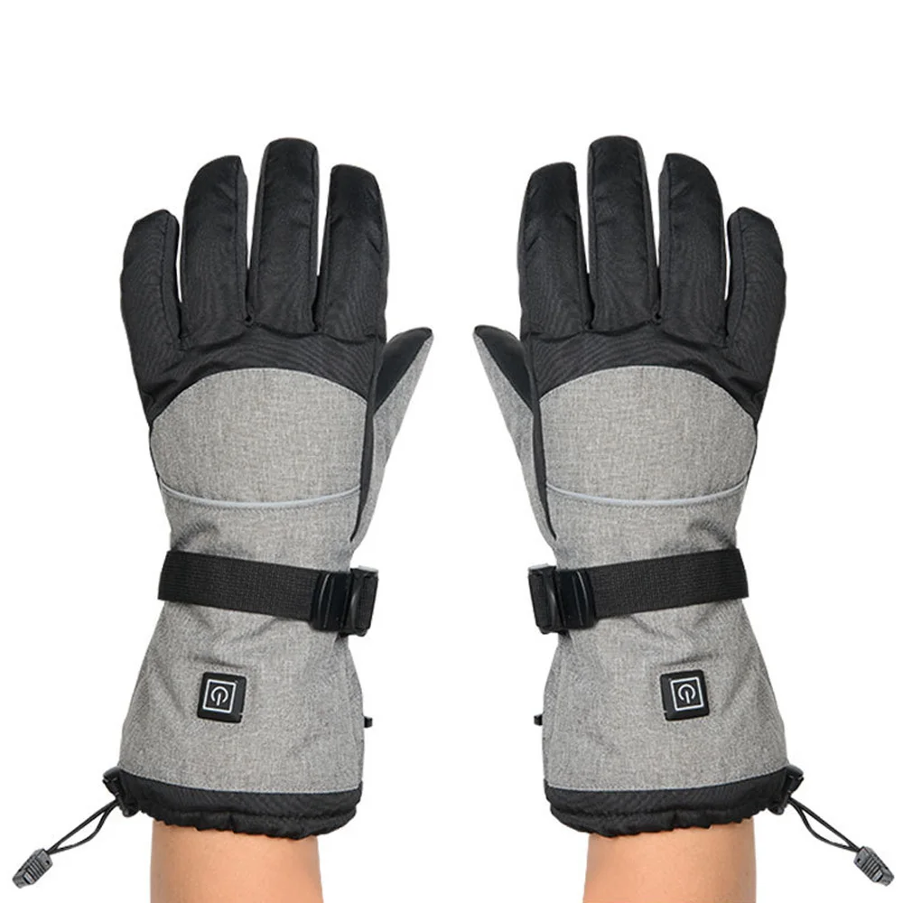 

Electric Heated Gloves Waterproof Winter Gloves with 3 Heating Levels for Outdoor Sports