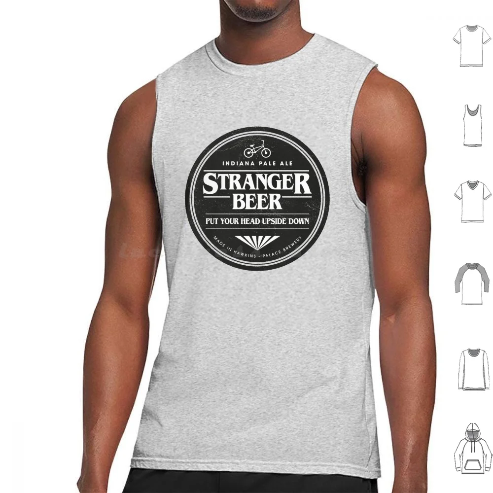 Stranger Beer Tank Tops Vest Sleeveless Stranger Beer Things Eleven 11 ...
