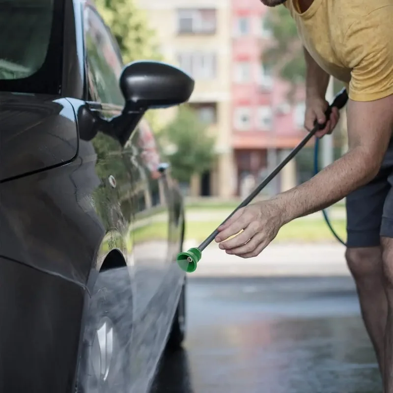 Car Washer Fan Spray Nozzle Head with Soft Rubber Sleeve High Pressure Cleaning Gun Convenient  Cleaning Tool Accessories