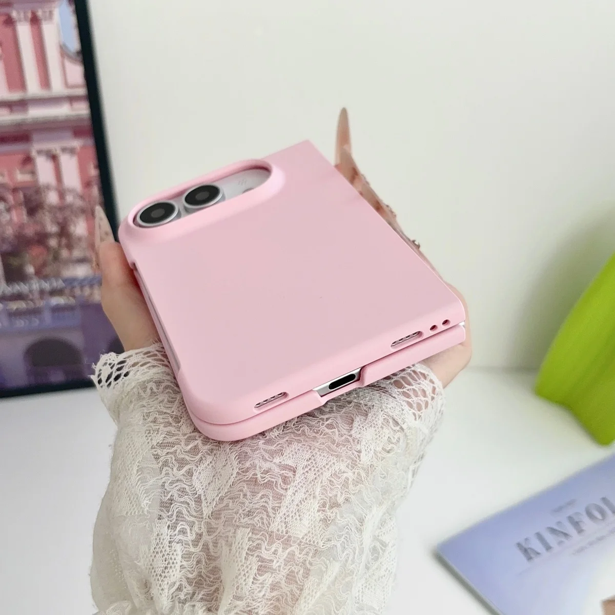 Luxury Matte Duo Thin Candy Color Phone Case with Shockproof Protection