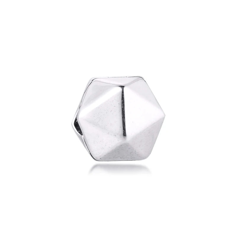 

Rhombus Irregular Clip Charms Bulk Charms For Jewelry Making 925 Silver Original Accessories For Women DIY Holiday Gifts